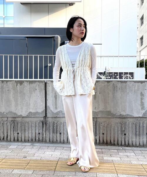 cloenc（クロエンス）の「【手洗い可】フラワーレースブラウス（シャツ/ブラウス・レディース・ホワイト系6/ブラック系3・02）」の11枚目の写真