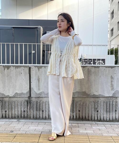 cloenc（クロエンス）の「【手洗い可】フラワーレースブラウス（シャツ/ブラウス・レディース・ホワイト系6/ブラック系3・02）」の12枚目の写真