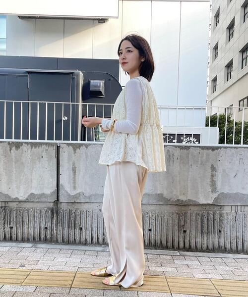 cloenc（クロエンス）の「【手洗い可】フラワーレースブラウス（シャツ/ブラウス・レディース・ホワイト系6/ブラック系3・02）」の13枚目の写真