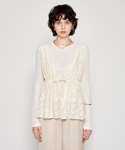 cloenc（クロエンス）の「【手洗い可】フラワーレースブラウス（シャツ/ブラウス・レディース・ホワイト系6/ブラック系3・02）」の14枚目の写真