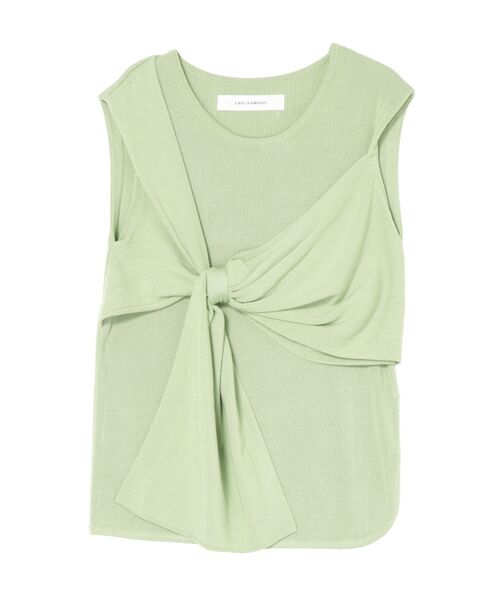 LAGUNAMOON(ラグナムーン)の「ツイストライクニットプルオーバー(ニット/セーター・レディース・ブラック/グリーン/モカ・FREE)」の3枚目の写真