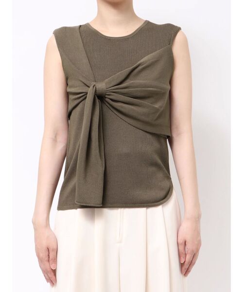 LAGUNAMOON(ラグナムーン)の「ツイストライクニットプルオーバー(ニット/セーター・レディース・ブラック/グリーン/モカ・FREE)」の17枚目の写真