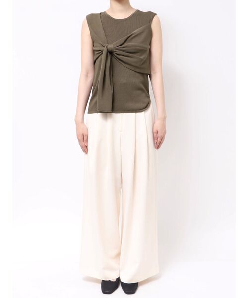 LAGUNAMOON(ラグナムーン)の「ツイストライクニットプルオーバー(ニット/セーター・レディース・ブラック/グリーン/モカ・FREE)」の10枚目の写真