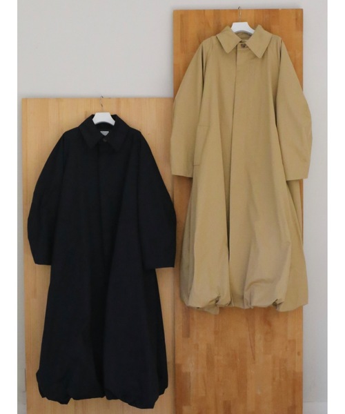 セール】balloon soutien collar coat（ステンカラーコート）｜Katrin