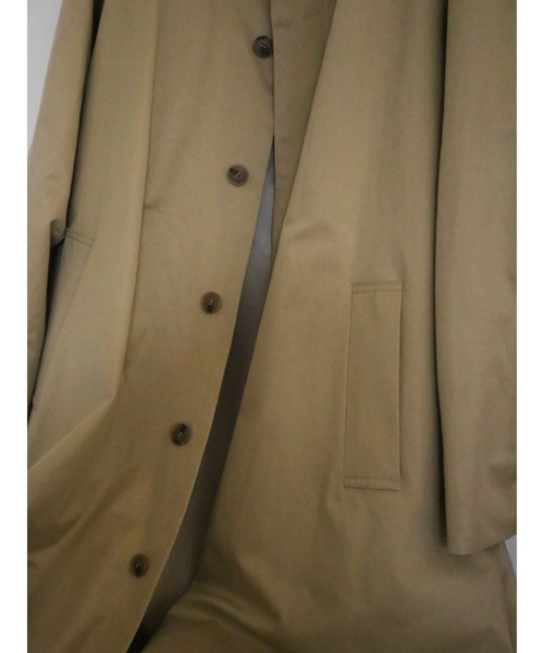 Katrin TOKYO（カトリーントーキョー）の「balloon soutien collar coat（ステンカラーコート・レディース・ネイビー/ベージュ・FREE/XS）」の13枚目の写真