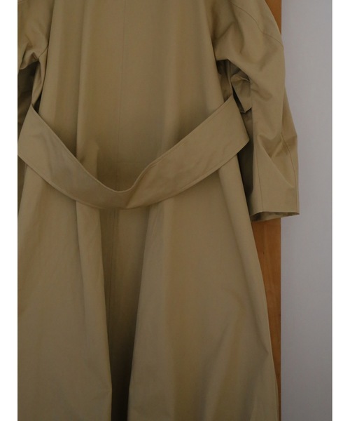 Katrin TOKYO（カトリーントーキョー）の「balloon soutien collar coat（ステンカラーコート・レディース・ネイビー/ベージュ・FREE/XS）」の15枚目の写真