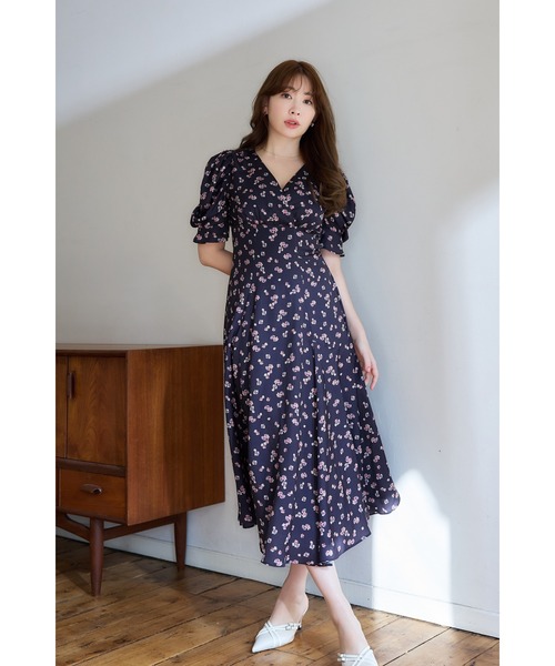 ワンピース herlipto Marguerite Open Shoulder Dress Marguerite Open Shoulder Dress（ワンピース）｜Her lip to