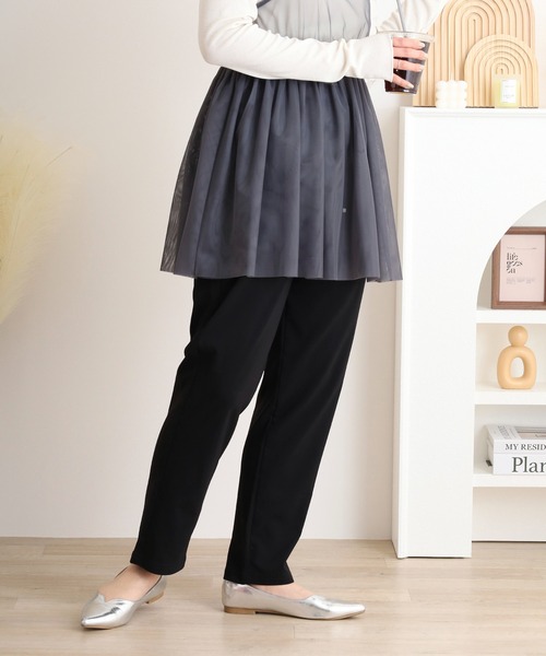 近年✨ アウール LINATE BRUSHED 2WAY テーパードパンツ L セール】ライトクールストレッチテーパードパンツ（その他パンツ