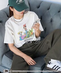 PUBLUX/パブリュクス 【THE POWERPUFF GIRLS】パワーパフ ガールズ フロントアートTシャツ 限定展開