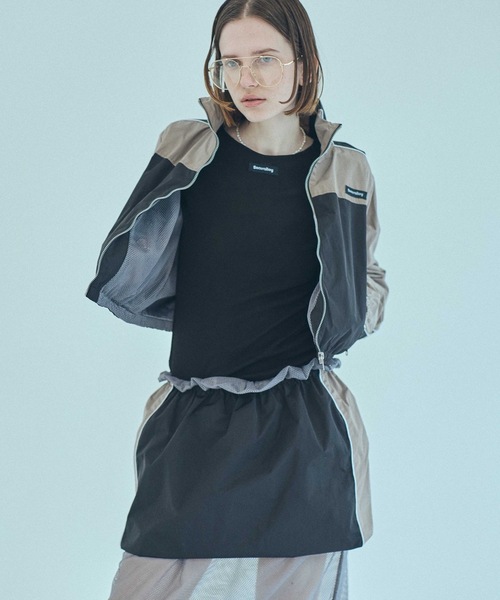 SEA（シー）の「Seavalley シアー リブ L/Sトップ（Tシャツ/カットソー・レディース・ホワイト/ネイビー/グレー/ブラック・ONE SIZE）」の4枚目の写真