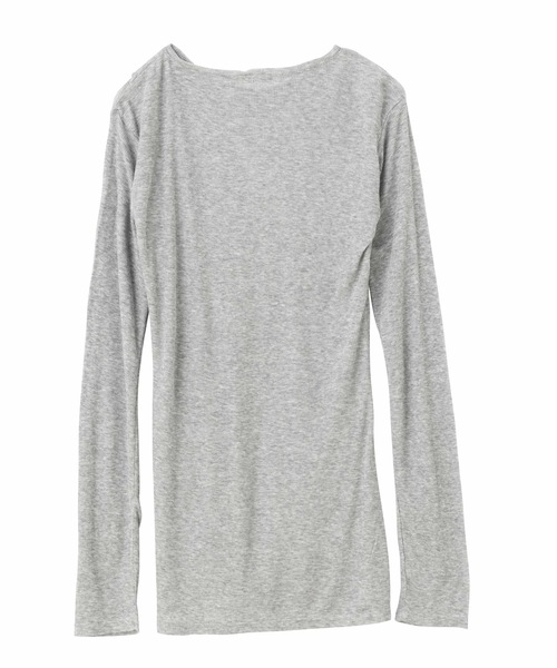 SEA（シー）の「Seavalley シアー リブ L/Sトップ（Tシャツ/カットソー
