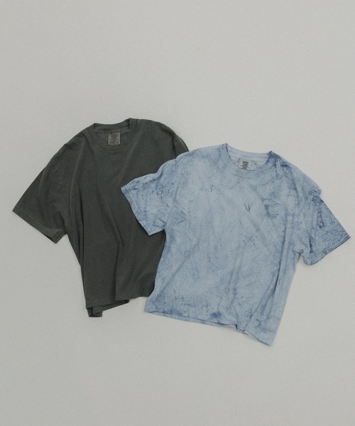 M TO R（ムウトアール）の「CROPPED PACK TEE（Tシャツ/カットソー・レディース・ピンク系その他2/ブルー系その他/ライトグレー・L/M/S）」の2枚目の写真