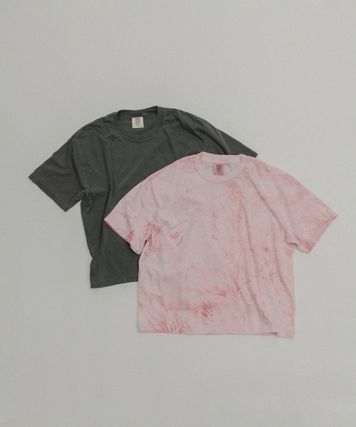 M TO R（ムウトアール）の「CROPPED PACK TEE（Tシャツ/カットソー・レディース・ピンク系その他2/ブルー系その他/ライトグレー・L/M/S）」の3枚目の写真