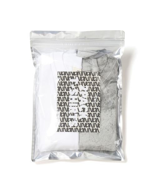 M TO R（ムウトアール）の「CROPPED PACK TEE（Tシャツ/カットソー・レディース・ピンク系その他2/ブルー系その他/ライトグレー・L/M/S）」の4枚目の写真