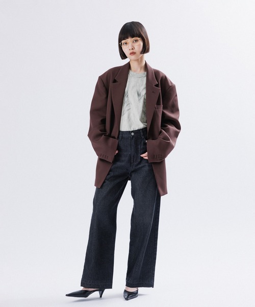 M TO R（ムウトアール）の「CROPPED PACK TEE（Tシャツ/カットソー・レディース・ピンク系その他2/ブルー系その他/ライトグレー・L/M/S）」の8枚目の写真