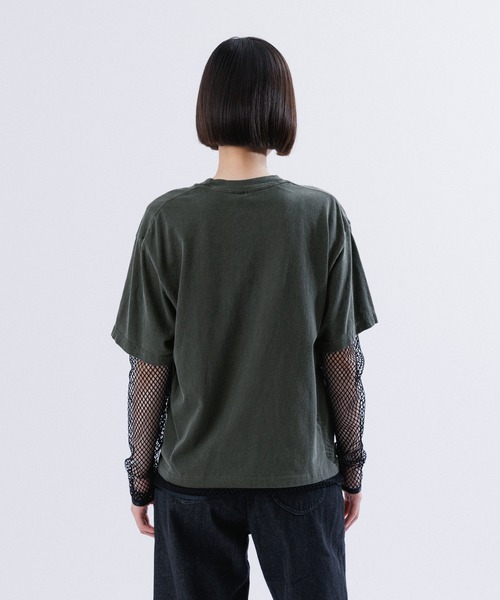 M TO R（ムウトアール）の「CROPPED PACK TEE（Tシャツ/カットソー・レディース・ピンク系その他2/ブルー系その他/ライトグレー・L/M/S）」の11枚目の写真