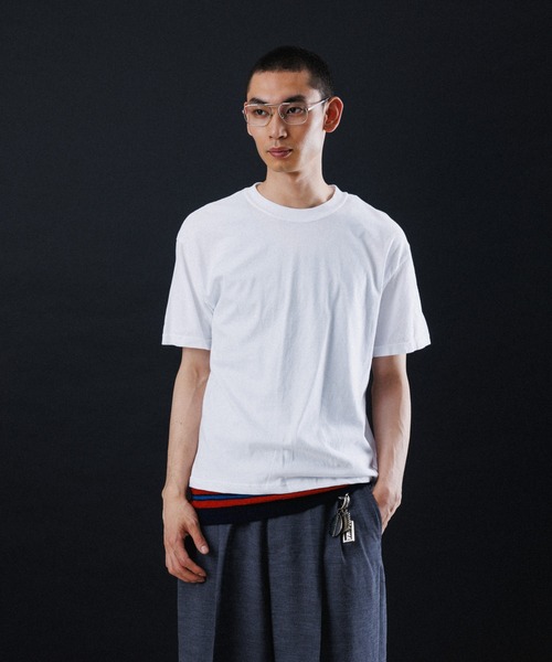 M TO R（ムウトアール）の「CROPPED PACK TEE（Tシャツ/カットソー・レディース・ピンク系その他2/ブルー系その他/ライトグレー・L/M/S）」の14枚目の写真