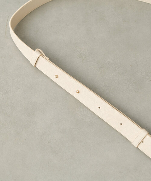 BIRTHDAY BAR（バースデイバー）の「シュリンクフェイクレザーラウンドショルダーバッグ（トートバッグ・レディース・ブラック/サンドベージュ/アイボリー・0）」の12枚目の写真