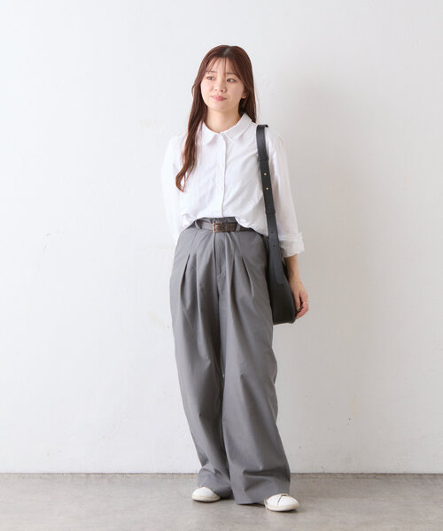 BIRTHDAY BAR（バースデイバー）の「シュリンクフェイクレザーラウンドショルダーバッグ（トートバッグ・レディース・ブラック/サンドベージュ/アイボリー・0）」の19枚目の写真