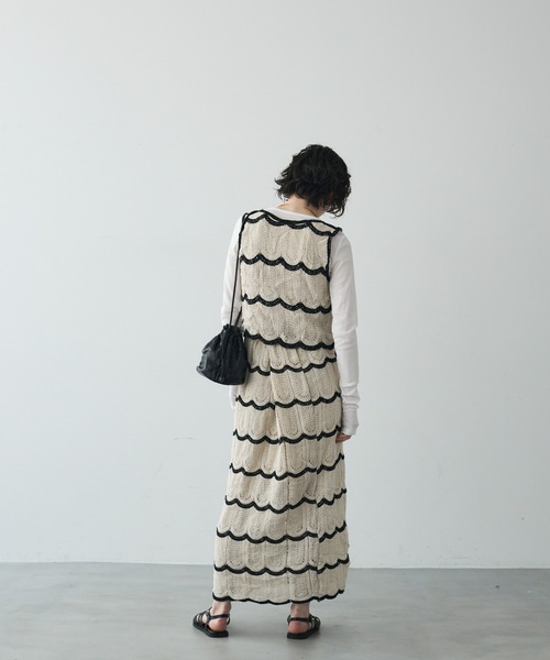 おすすめ☆ TORY BURCH かぎ針編みリネン ミディワンピース TORY BURCH かぎ針編みリネン ミディワンピース | THE OUTNET