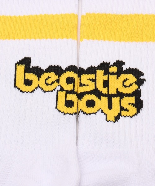 atmos(アトモス)の「Beastie Boys x atmos LINE SOCKS / ビースティ・ボーイズ x アトモス ラインソックス 【SP】(ソックス/靴下・メンズ・ホワイト×ブルー/ホワイト×イエロー・25-27)」の7枚目の写真