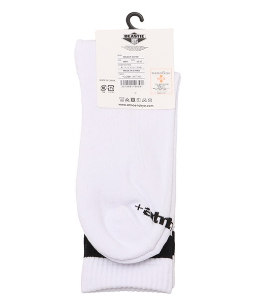 atmos(アトモス)の「Beastie Boys x atmos LINE SOCKS / ビースティ・ボーイズ x アトモス ラインソックス 【SP】(ソックス/靴下・メンズ・ホワイト×ブルー/ホワイト×イエロー・25-27)」の8枚目の写真