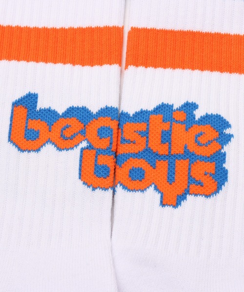 atmos(アトモス)の「Beastie Boys x atmos LINE SOCKS / ビースティ・ボーイズ x アトモス ラインソックス 【SP】(ソックス/靴下・メンズ・ホワイト×ブルー/ホワイト×イエロー・25-27)」の14枚目の写真
