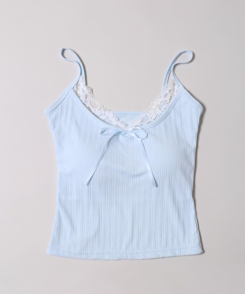 PHILLY（フィリー）の「【PHILLY】ロングリボンキャミソール（キャミソール・レディース・ブラック/サックスブルー/レッド・FREE）」の16枚目の写真