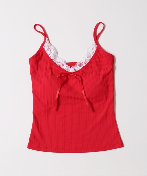 PHILLY（フィリー）の「【PHILLY】ロングリボンキャミソール（キャミソール・レディース・ブラック/サックスブルー/レッド・FREE）」の17枚目の写真