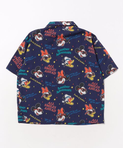 親子お揃い ディズニー リゾート総柄 シャツ 0479K(シャツ 親子お揃い ディズニー リゾート総柄 シャツ 0479K(シャツ