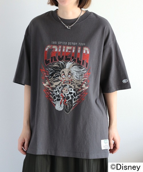 Disney（ディズニー）の「【DISCUS ATHLETIC × Disney】DISNEY VILLANS ショートスリーブTee（Tシャツ/カットソー・レディース・ブラック系1/ブラック系2/ブラック系3/ブラック系4/ブラック系5/ブラック系6/ブラック系7/ブラック系8・M）」の7枚目の写真