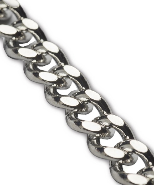 NO ID.(ノーアイディ)の「フラットリンクチェーンIDブレスレット(ブレスレット・メンズ・シルバー・ONE SIZE)」の4枚目の写真