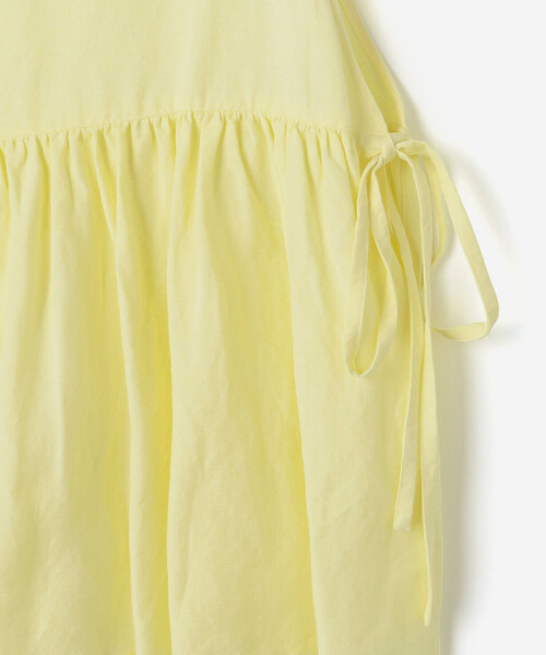 LE GLAZIK ノースリーブギャザーシャツ　ブラック Bshop｜LE GLAZIK | ノースリーブギャザーシャツ WOMEN