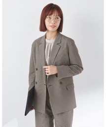 【極美品】スーツセレクト セットアップ パンツ スーツ ブラウン 近年モデル SUIT SELECT｜スーツセレクト（レディース）のスーツジャケット
