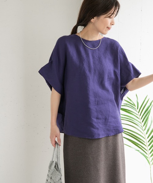 極美品 URBAN RESEARCH リネンブラウス バルーンシルエット 洗える 極美品 URBAN RESEARCH リネンブラウス バルーンシルエット