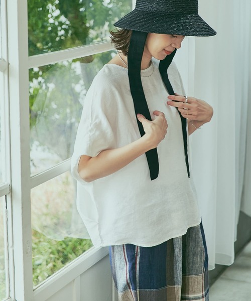 URBAN RESEARCH DOORS 　リネンブラウス