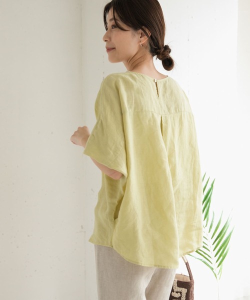 極美品 URBAN RESEARCH リネンブラウス バルーンシルエット 洗える 極美品 URBAN RESEARCH リネンブラウス バルーンシルエット