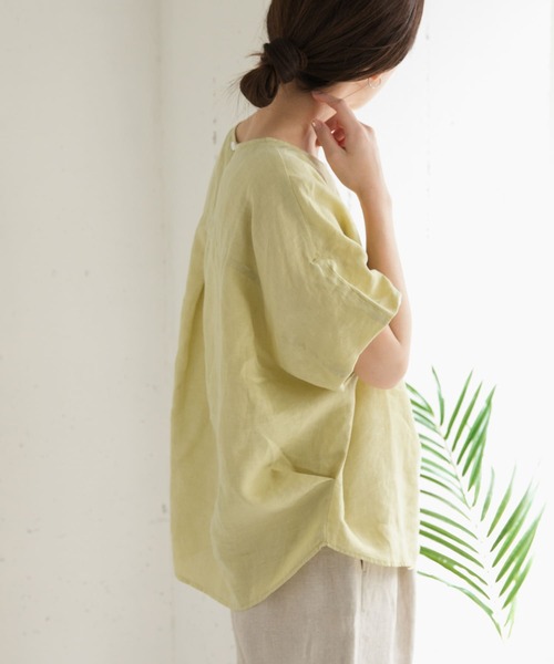 セール】リネンコクーンシルエットブラウス（シャツ/ブラウス）｜URBAN