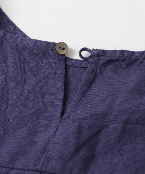 URBAN RESEARCH DOORS（アーバンリサーチドアーズ）の「リネンコクーンシルエットブラウス（シャツ/ブラウス・レディース・ネイビー/オフホワイト/イエロー系その他・MEDIUM）」の21枚目の写真