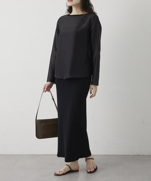 セール】【Drawing Numbers】シャイニーシースルーブラウス（シャツ