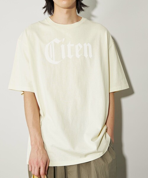 セール】＜CITEN＞ブラックレターロゴT（Tシャツ/カットソー