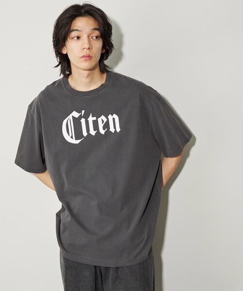 セール】＜CITEN＞ブラックレターロゴT（Tシャツ/カットソー