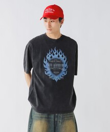 【ユニセックス】フェード プリント Tシャツ