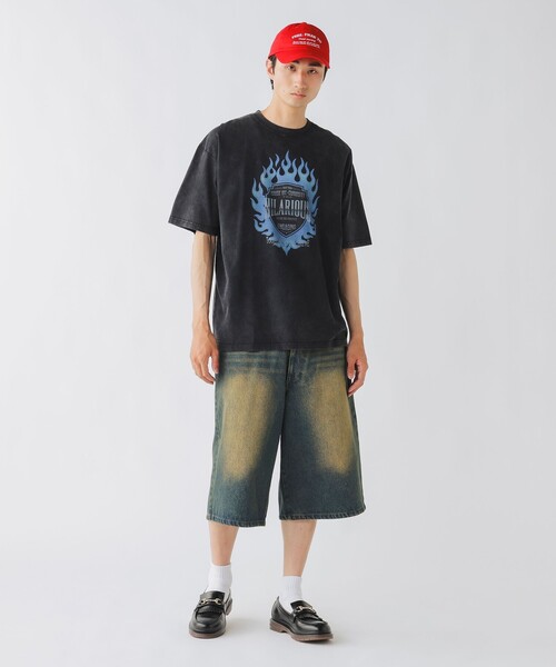 BEAMS HEART(ビームスハート)の「【ユニセックス】フェード プリント Tシャツ(Tシャツ/カットソー・メンズ・ブラック系その他4/チャコールグレー・SMALL/MEDIUM/LARGE)」の7枚目の写真