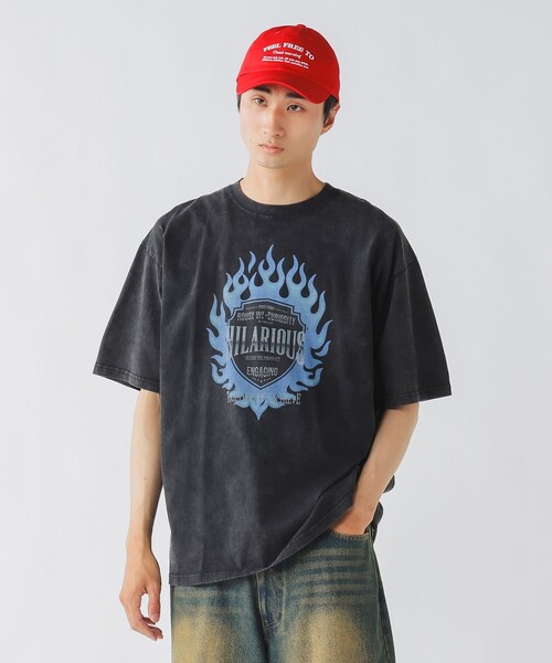 BEAMS HEART(ビームスハート)の「【ユニセックス】フェード プリント Tシャツ(Tシャツ/カットソー・メンズ・ブラック系その他4/チャコールグレー・SMALL/MEDIUM/LARGE)」の9枚目の写真