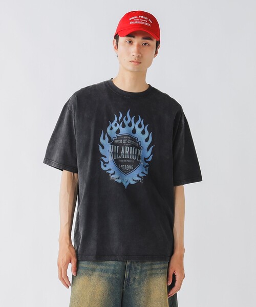 BEAMS HEART(ビームスハート)の「【ユニセックス】フェード プリント Tシャツ(Tシャツ/カットソー・メンズ・ブラック系その他4/チャコールグレー・SMALL/MEDIUM/LARGE)」の10枚目の写真