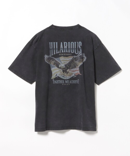 BEAMS HEART(ビームスハート)の「【ユニセックス】フェード プリント Tシャツ(Tシャツ/カットソー・メンズ・ブラック系その他4/チャコールグレー・SMALL/MEDIUM/LARGE)」の4枚目の写真