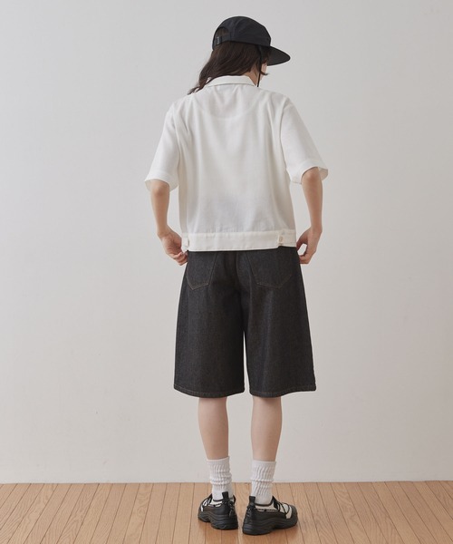 Unblend(アンブレンド)の「【Unblend】クロップド デザインシャツ(シャツ/ブラウス・レディース・ブラック/オフホワイト・FREE)」の15枚目の写真