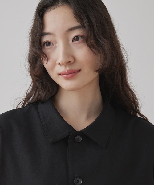Unblend(アンブレンド)の「【Unblend】クロップド デザインシャツ(シャツ/ブラウス・レディース・ブラック/オフホワイト・FREE)」の19枚目の写真
