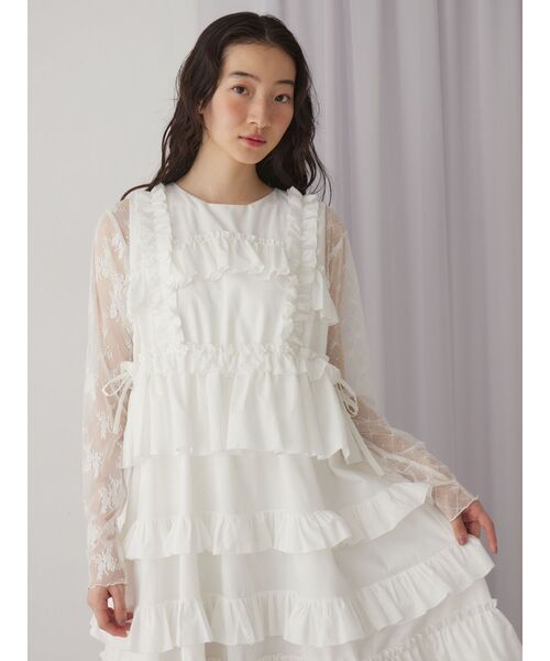 即購入◎merryJenny ティアードワンピース merry jenny ワンピース フリルティアードワンピース : ZOZOTOWN